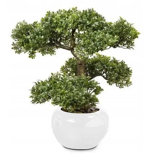 Niebanalne sztuczne drzewko Bonsai 33cm liściaste