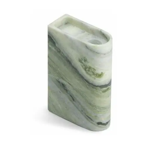 świecznik monolith średni zielony marmur mieszany Northern