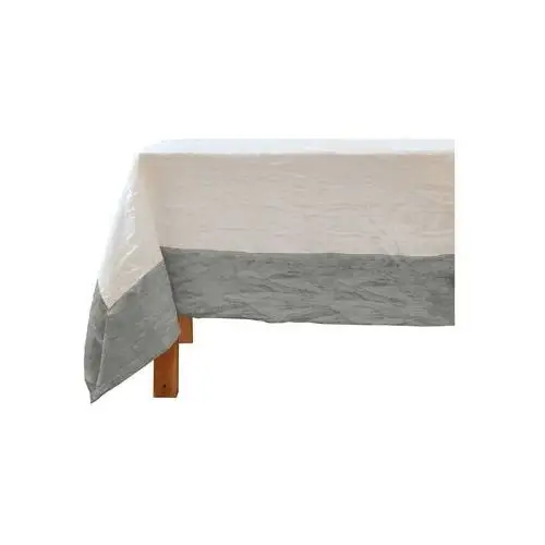 Obrusy Nydel ATHENAS, ATHENAS-BLANC/ARGENT-NAPPE-CAR.170X170