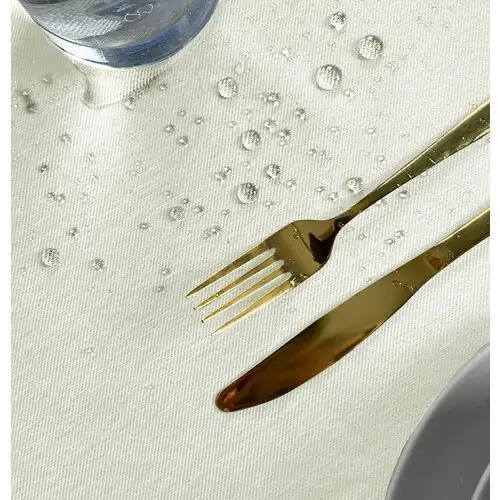 Obrus wodoodporny plamoodporny na stół Kremowy VEL163 Wymiar 140x300cm