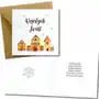 Kartka świąteczna Boże Narodzenie karnet - kwadratowa - śnieg Sklep on-line