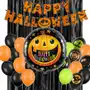 Ochprosze Zestaw halloween neonowe baner dynia balony czarne Sklep on-line