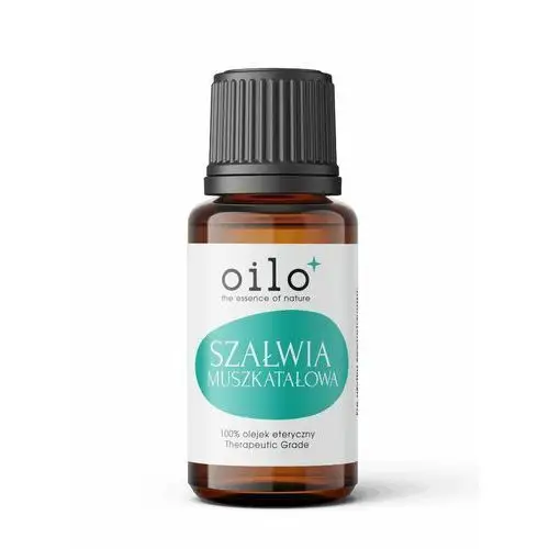 Oilo - organic oils Olejek szałwiowy / szałwia muszkatołowa dla kobiet (na hormony, na stres)