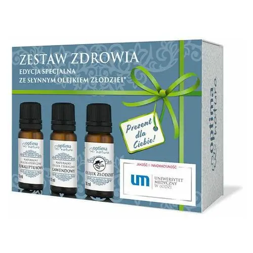 Optima natura , zestaw zdrowia (olejek eukaliptusowy, olejek złodziei®, olejek lawendowy). w zestawie taniej