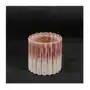 Osłonka ceramiczna na donicę EVITA z efektem ombre ∅ 15 x 15 cm kremowy,różowy Sklep on-line