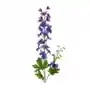 OSTRÓŻKA POJEDYNCZA sztuczny kwiat dekoracyjny z płatkami z jedwabistej tkaniny 80 cm niebieski,fioletowy Sklep on-line
