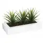 Ozdobna roślina sztuczny Aloes W Białej Doniczce Sklep on-line