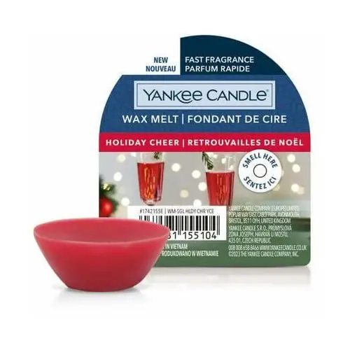 Pachnąca chatka Yankee candle holiday cheer wax melt single świeca zapachowa 22 g