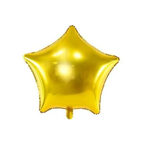 Party deco Balon foliowy gwiazda złota - 48 cm - 1 szt