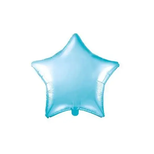 Balon foliowy gwiazdka błękitna - 48 cm - 1 szt