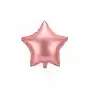 Balon foliowy gwiazdka, satynowy różowe złoto - 48 cm - 1 szt. Party deco Sklep on-line