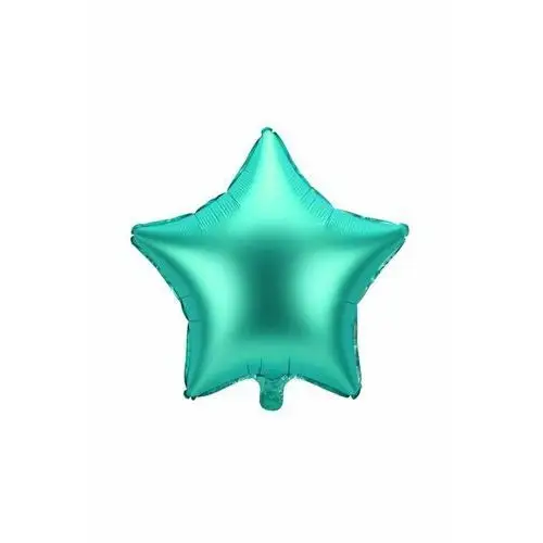 Balon foliowy gwiazdka, satynowy zielony - 48 cm - 1 szt. Party deco