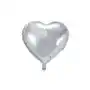 Balon foliowy Serce srebrne - 45 cm - 1 szt Sklep on-line