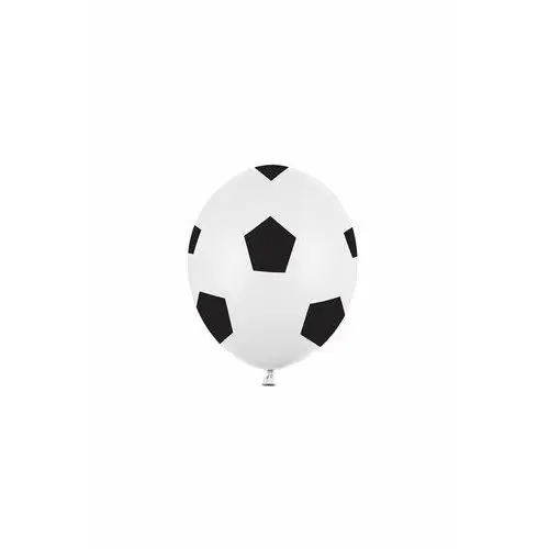 Balony z nadrukiem "Piłki Nożnej" - 30 cm - 6 szt