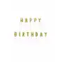 Świeczki pikery napis - złoty brokatowy napis Happy Birthday Sklep on-line