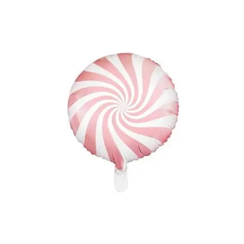 Balon foliowy "Lizak" 18", Partydeco, różowy jasny