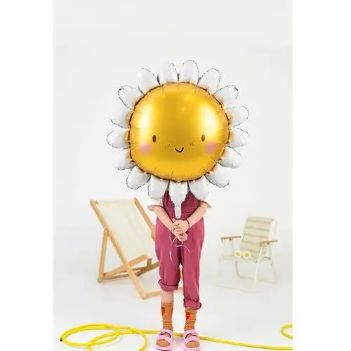 Balon foliowy słońce, 90 cm, mix Partydeco