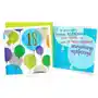 Karnet QR-012 Urodziny 18 (osiemnastka, cyfry, balony niebieskie) Sklep on-line
