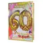 Passion cards Karnet urodziny 60 (cyfry, balony) Sklep on-line