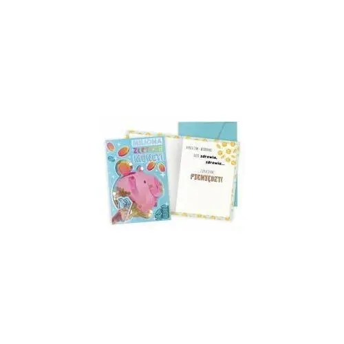 Passion cards - kartki Karnet b6 konfetti uniwersalny skarbonka