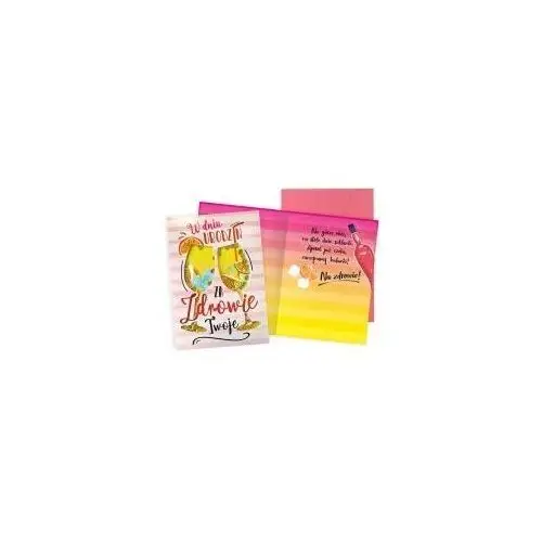 Karnet b6 konfetti urodziny aperol Passion cards - kartki