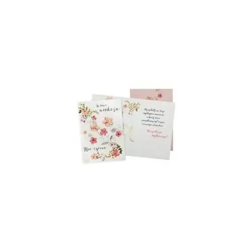 Passion cards - kartki Karnet b6 urodziny damskie, kwiaty