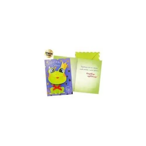 Passion cards - kartki Kukartka karnet b6 urodziny żabka