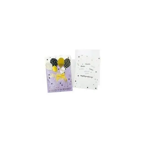 Kukartka karnet b6 urodziny zebra, balony Passion cards - kartki