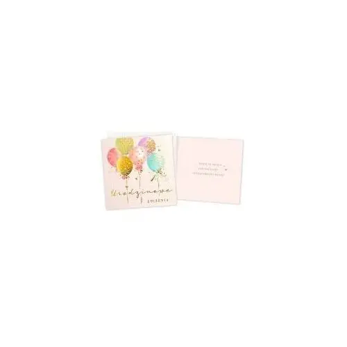 Kukartka karnet urodziny (damskie, balony) Passion cards - kartki
