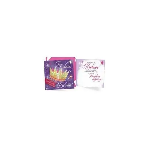 Passion cards - kartki Kukartka karnet urodziny (królowa)