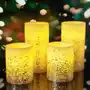 Pauleen Świeczka led golden glitter candle set of 4 szt Sklep on-line