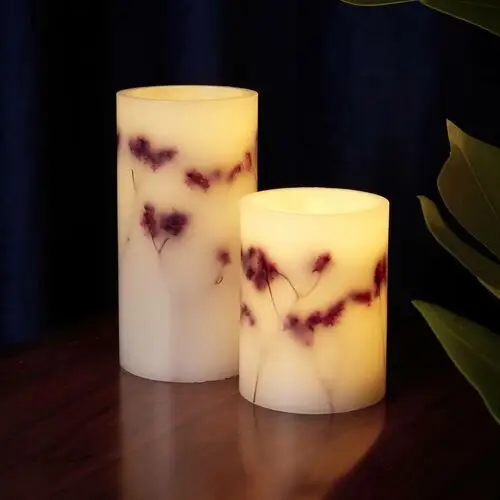 Pauleen Świeczka led shiny bloom candle zestaw 2 sztuk