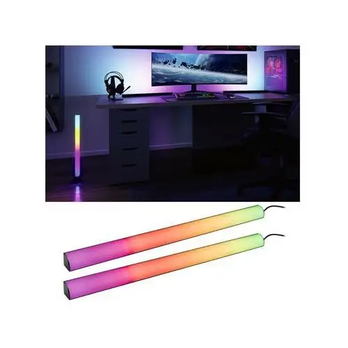 Paulmann entertainled lightbar, rgb, 60cm, set of 2