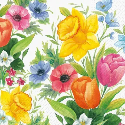 Paw Serwetki wiosenne kwiaty - 33 cm - 20 szt 2