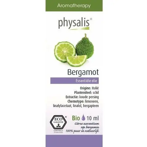 Physalis Olejek eteryczny bergamotka (bergamote) eco 10 ml