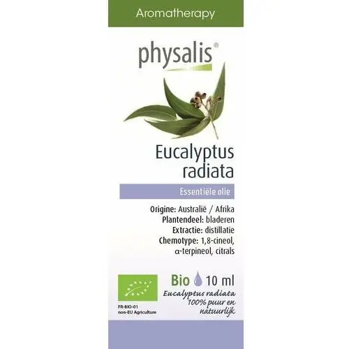 Physalis Olejek eteryczny eukaliptus australijski (eucalyptus radiata) bio 10 ml