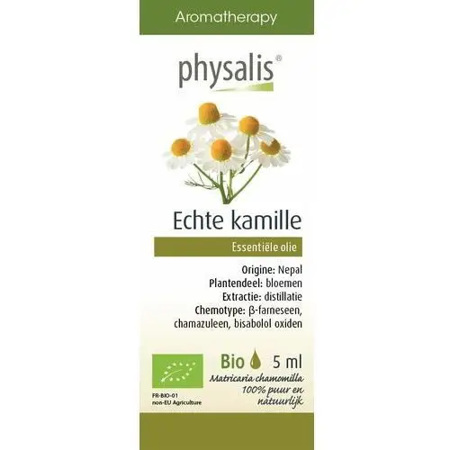 OLEJEK ETERYCZNY RUMIANEK POSPOLITY (ECHTE KAMILLE) BIO 5 ml - PHYSALIS