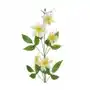 PNĄCZE POWOJNIK sztuczny kwiat dekoracyjny z płatkami z jedwabistej tkaniny 85 cm żółty Sklep on-line