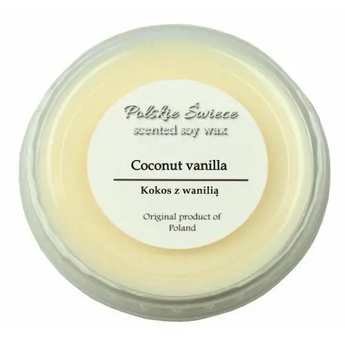 Coconut vanilla- wosk sojowy zapachowy 30g Polskie świece