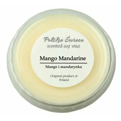 Polskie świece Mango mandarine - wosk sojowy zapachowy 30g