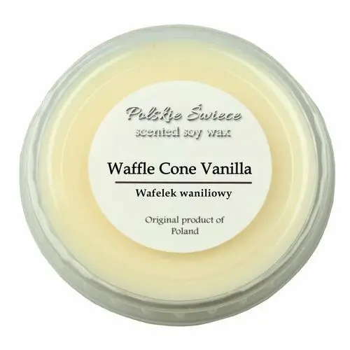 Waffle cone vanilla - wosk sojowy zapachowy 30g Polskie świece