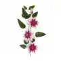 POWOJNIK CLEMATIS sztuczny kwiat dekoracyjny z płatkami z jedwabistej tkaniny 85 cm biały,amarantowy Sklep on-line