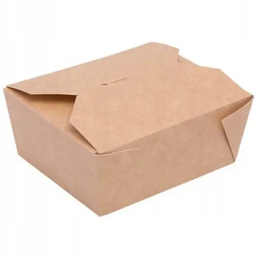 Pudełko pojemniki na wynos papierowe lunch owoce ciasta 1600ml 20x14cm 50x