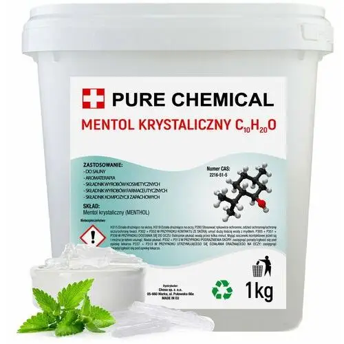 MENTOL KRYSTALICZNY DO SAUNY KRYSZTAŁY 1000g 1kg