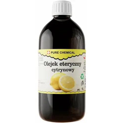 OLEJEK ETERYCZNY CYTRYNOWY NATURALNY ENERGETYZUJĄCY BEZ DODATKÓW 1000ml 1L