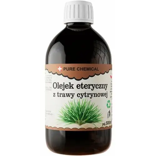 OLEJEK Z TRAWY CYTRYNOWEJ ETERYCZNY NATURALNY BEZ DODATKÓW 500ml 0,5l