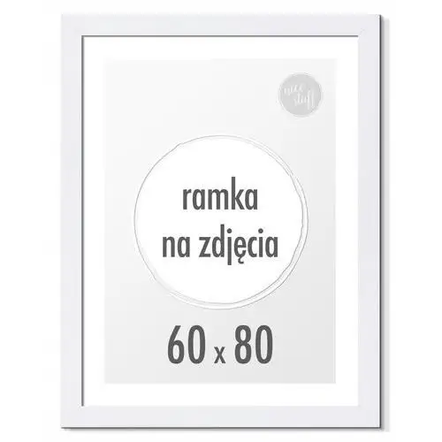 Ramka 60x80 Ramka na zdjęcia 60x80 Ramki na zdjęcie Biała Mdf Białe