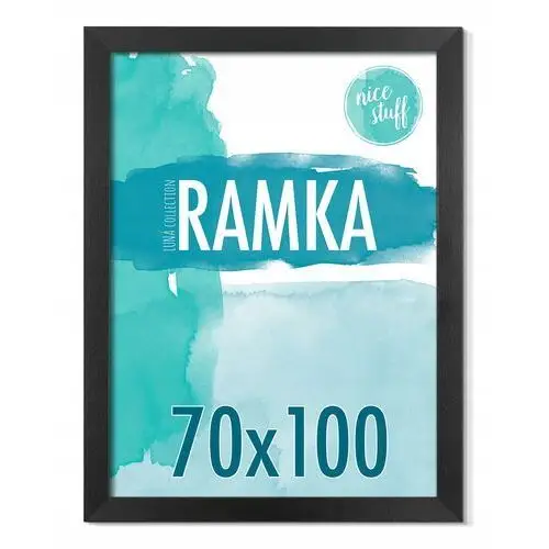 Ramka 70x100 B1 Ramka na zdjęcia 70x100 Ramki na zdjęcie czarna czarne Mdf