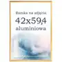 Ramka A2 aluminiowa złota ramki 42x59,4 Sklep on-line