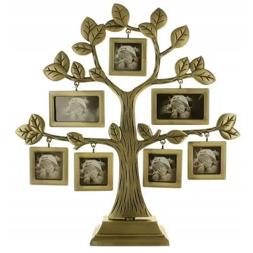 Ramka na 7 zdjęć drzewko genealogiczne